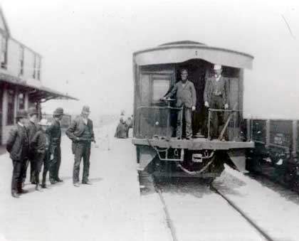 Long Island Railroad at Long Beach