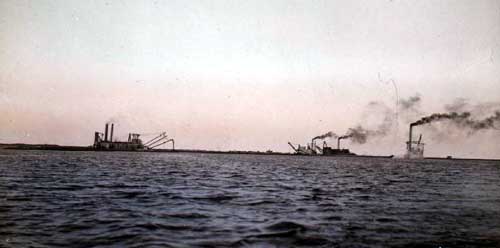 Dredging the channel