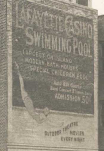 Lafayette Pool sign